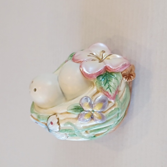 Fitz and Floyd Garden Rhapsody Salt Shaker Eggs Easter Vintage - Picture 7 of 10